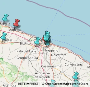 Mappa Viale Papa Giovanni XXIII, 70124 Bari BA, Italia (21.4)