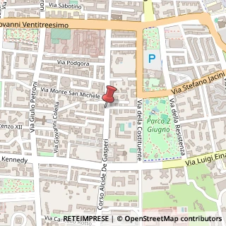 Mappa Corso Alcide de Gasperi, 371, 70125 Bari, Bari (Puglia)