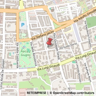 Mappa Via Giuseppe Pavoncelli, 156, 70125 Bari, Bari (Puglia)