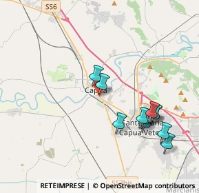 Mappa Viale Ferrovia, 81043 Capua CE, Italia (4.21636)