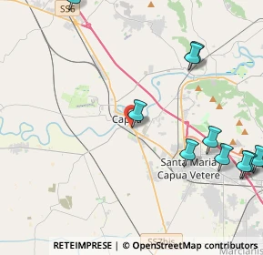 Mappa Viale Ferrovia, 81043 Capua CE, Italia (6.61)