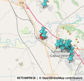 Mappa Viale Ferrovia, 81043 Capua CE, Italia (4.40667)