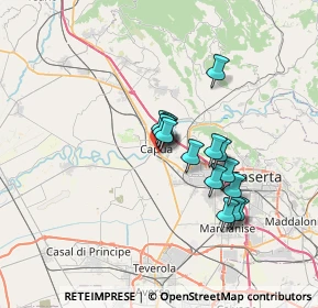 Mappa Viale Ferrovia, 81043 Capua CE, Italia (5.52867)