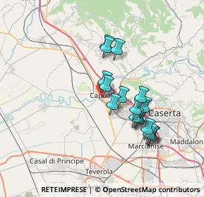 Mappa Viale Ferrovia, 81043 Capua CE, Italia (6.48706)