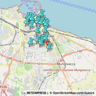 Mappa Via Guido Dorso, 70124 Bari BA, Italia (1.891)