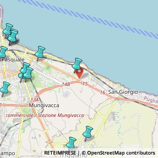 Mappa Via G. Gentile, 70126 Bari BA, Italia (3.73692)