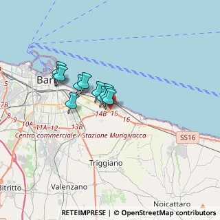 Mappa Via G. Gentile, 70126 Bari BA, Italia (2.54182)
