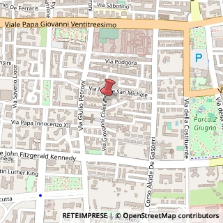 Mappa Via Giovanni Colella, 1, 70124 Bari, Bari (Puglia)