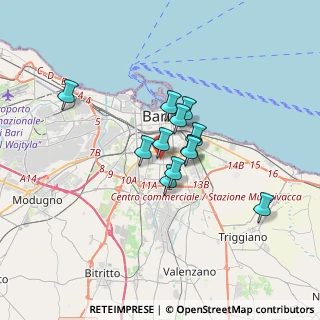 Mappa Via Papa Benedetto XIII, 70124 Bari BA, Italia (2.42417)