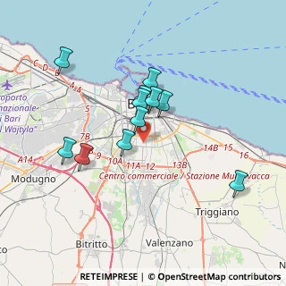 Mappa Via Papa Benedetto XIII, 70124 Bari BA, Italia (3.32818)