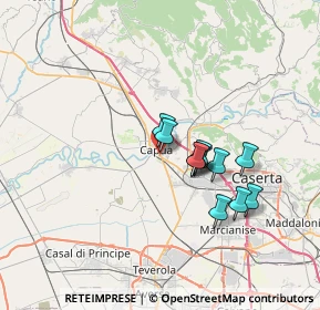 Mappa Via Giulio Cesare Falco, 81043 Capua CE, Italia (5.76091)