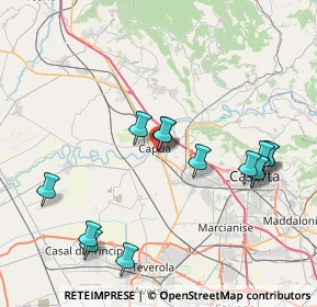 Mappa Via Giulio Cesare Falco, 81043 Capua CE, Italia (8.93)