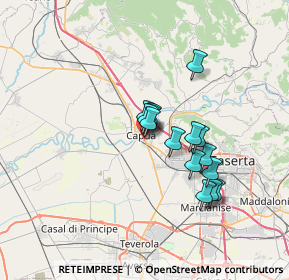 Mappa Via Giulio Cesare Falco, 81043 Capua CE, Italia (5.484)