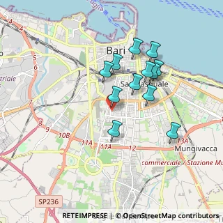 Mappa Via Arcidiacono Giovanni, 70124 Bari BA, Italia (1.66833)