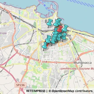 Mappa Via Arcidiacono Giovanni, 70124 Bari BA, Italia (1.205)