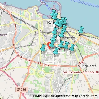 Mappa Via Arcidiacono Giovanni, 70124 Bari BA, Italia (1.69611)
