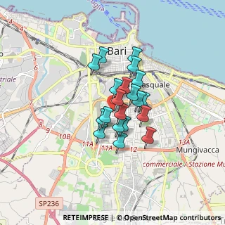 Mappa Via Arcidiacono Giovanni, 70124 Bari BA, Italia (1.1575)