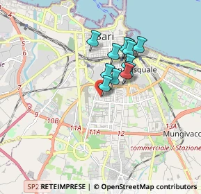 Mappa Via Giovanni Arcidiacono, 70124 Bari BA, Italia (1.29167)