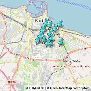 Mappa Via Carlo Maranelli, 70125 Bari BA, Italia (1.05667)