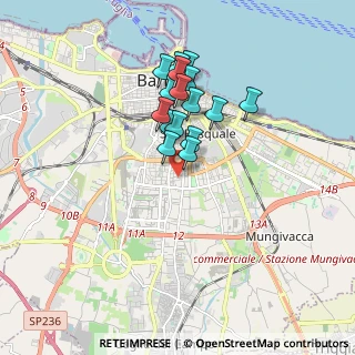 Mappa Via Grimoaldo degli Alfaraniti, 70125 Bari BA, Italia (1.51688)