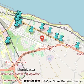 Mappa Via Arturo Toscanini, 70126 Bari BA, Italia (1.5345)