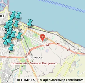 Mappa Via Arturo Toscanini, 70126 Bari BA, Italia (3.262)