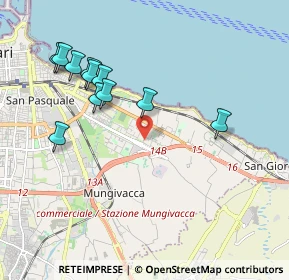 Mappa Via Arturo Toscanini, 70126 Bari BA, Italia (2.15727)