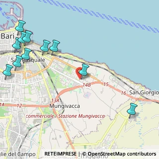 Mappa Via Arturo Toscanini, 70126 Bari BA, Italia (3.26455)