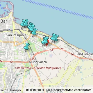 Mappa Via Arturo Toscanini, 70126 Bari BA, Italia (1.65818)