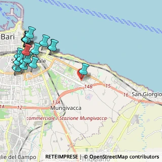 Mappa Via Arturo Toscanini, 70126 Bari BA, Italia (3.216)