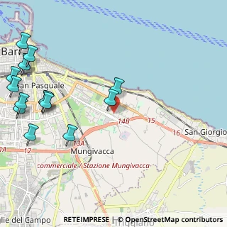 Mappa Via Arturo Toscanini, 70126 Bari BA, Italia (3.22733)