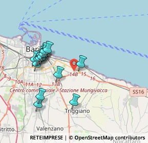 Mappa , 70126 Bari BA, Italia (3.97667)