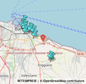 Mappa , 70126 Bari BA, Italia (3.88917)