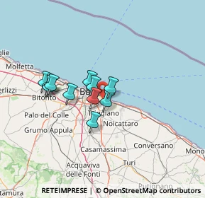 Mappa , 70126 Bari BA, Italia (10.88273)