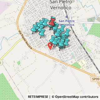 Mappa Via Messina, 72027 San Pietro Vernotico BR, Italia (0.36897)