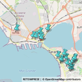 Mappa Via Costantinopoli, 74123 Taranto TA, Italia (2.935)