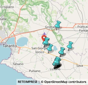 Mappa Contrada Curezze, 74021 Carosino TA, Italia (9.0435)