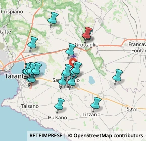 Mappa Contrada Curezze, 74021 Carosino TA, Italia (8.0135)