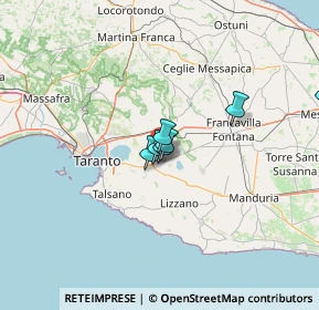 Mappa Contrada Curezze, 74021 Carosino TA, Italia (36.95286)