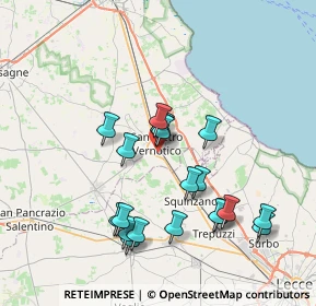 Mappa Via Parenzo, 72027 San Pietro Vernotico BR, Italia (7.713)