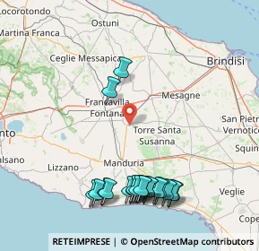 Mappa FJQX+5R, 72024 Oria BR, Italia (20.454)