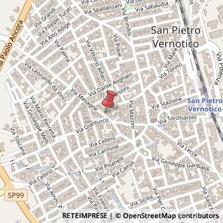 Mappa Via Mesagne, 10, 72027 San Pietro Vernotico, Brindisi (Puglia)