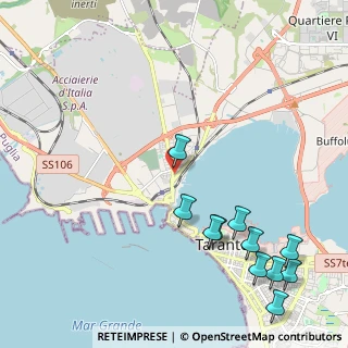 Mappa Via Baseto, 74123 Taranto TA, Italia (2.92909)