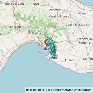 Mappa Via Nicolô Machiavelli, 74123 Taranto TA, Italia (44.75)