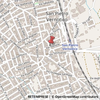 Mappa Via Stazione, 41, 72027 San Pietro Vernotico, Brindisi (Puglia)