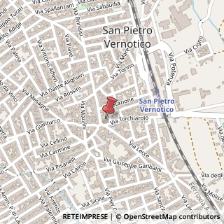 Mappa Via Cesare Beccaria, 3, 72027 San Pietro Vernotico, Brindisi (Puglia)
