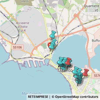 Mappa Via Raimondello Orsini, 74123 Taranto TA, Italia (2.5765)