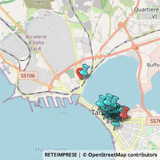 Mappa Via Raimondello Orsini, 74123 Taranto TA, Italia (2.7125)
