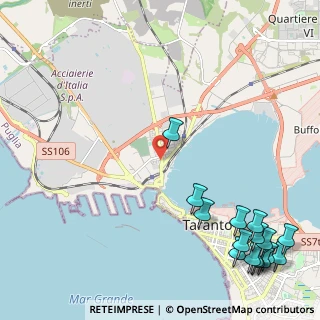 Mappa Via Raimondello Orsini, 74123 Taranto TA, Italia (3.58875)