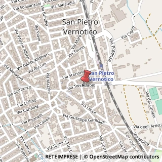 Mappa Via Torchiarolo, 58, 72027 San Pietro Vernotico, Brindisi (Puglia)